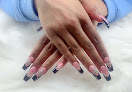 Tiffany's Pink & White Nails